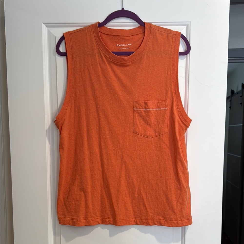 Everlane Bright Orange Tee